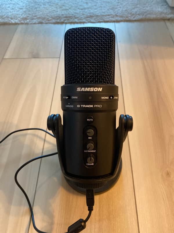 Samson G-Track Pro USB Condenser Microphone 2017 - Present - Black image 1