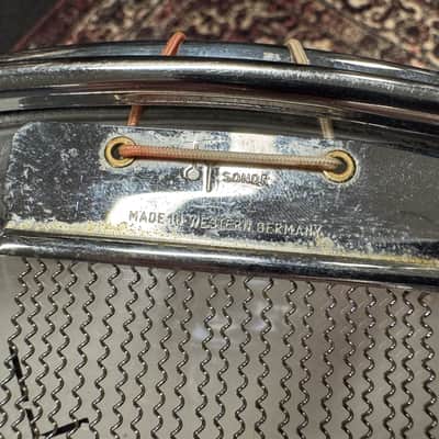 14" x 2,5" Sonor 1960s Teardrop Steel Pancake Snare image 10