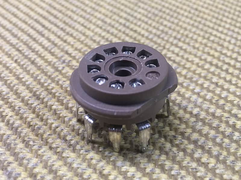 Fender 002-9167 9-Pin PBC Mount Tube Sockets image 1