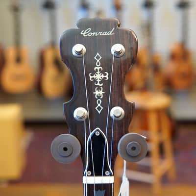 Conrad Japan Tenor Resonator Banjo Early 1970s w/Pickup, Original Hard Case image 7