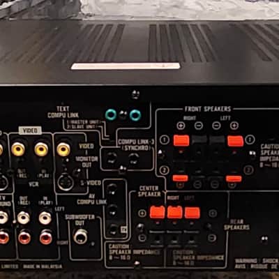 JVC JVC RX-668V ivintage audio/video control stereo receiver 1998 - Black image 8