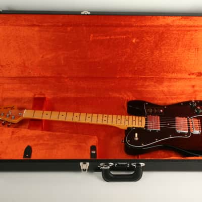 Fender American Vintage II 1975 Telecaster Deluxe  Maple Fingerboard Black V17133 image 12