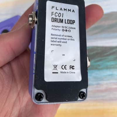 Flamma FC01 Drum Loop 2021 - Present - Purple electric guitar drum loop effect pedal percussion, drum synthesizer image 5