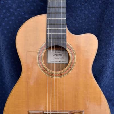 Carlos Pina Flamenco Blanca 198x-1995 - Lacquer w/cutaway image 5