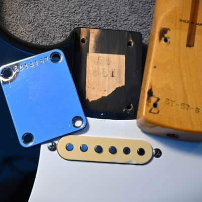 1985 Fender Japan Stratocaster ST57-55, A-Series, Restored, Kluson Vintage Deluxe Tuners Bild 17