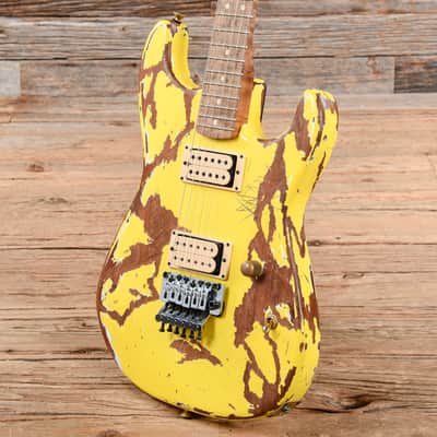 Charvel CS San Dimas Relic Yellow 2017 (s616) image 2