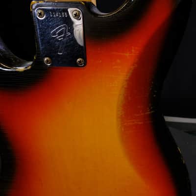 Used Fender 1965 Jazz Bass - 3 Color Sunburst image 8