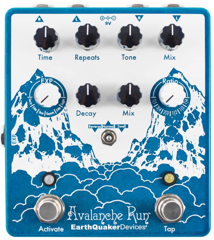 EarthQuaker Devices Avalanche Run Stereo Delay & Reverb with Tap Tempo V2 image 1