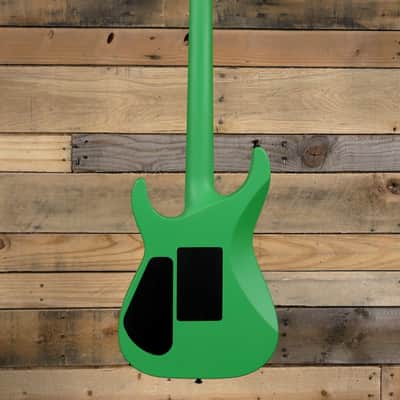 Jackson  American Series Soloist SL3 Electric Guitar Satin Slime Green w/ Case image 5