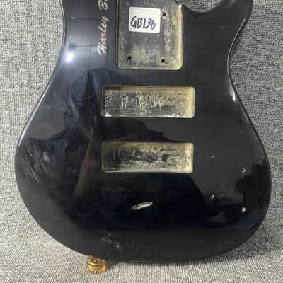 Harley Benton Black 5 String Bass Basswood Body image 2