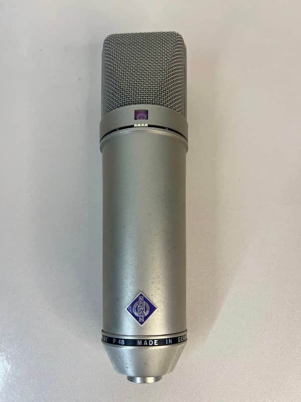 Neumann U 87 Large Diaphragm Multipattern Condenser Microphone 1967 - 1985 - Nickel image 1