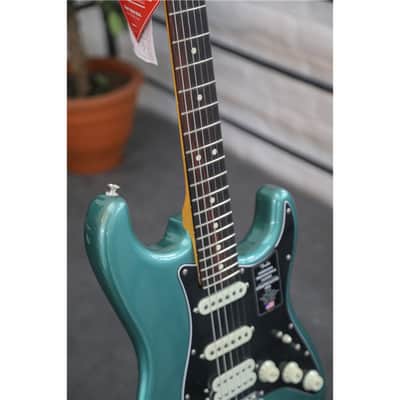 FENDER American Professional Classic Stratocaster HSS RW Faded Sherwood Green Me image 7