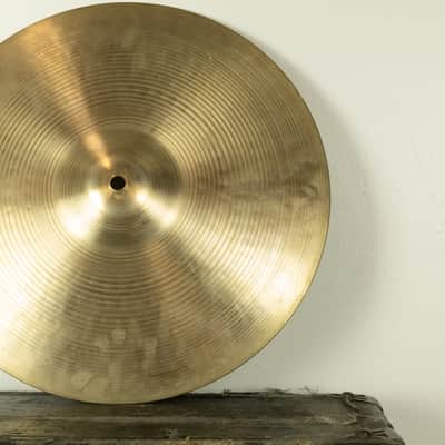 1960s Zildjian A 14" New Beat Hi Hat Cymbal 1240g image 1