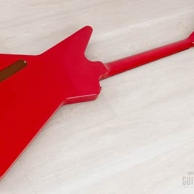 2022 Gibson Custom Shop Historic ‘58 Korina Explorer Cardinal Red 1 of 15 w/ Case, COA, Tags image 13