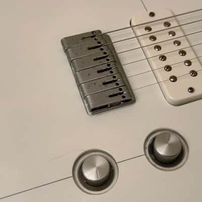Yamaha RGXA2 2010s futuristic lightweight electric guitar - white and gray image 4
