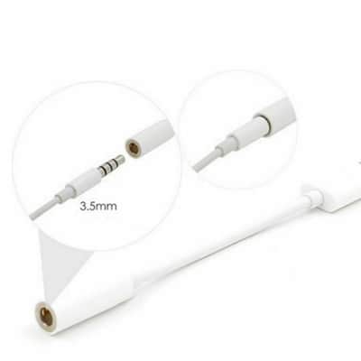 Nova Sound Lightning to 3.5 mm Audio Headphone Adaptor - Nova Sound Black image 3