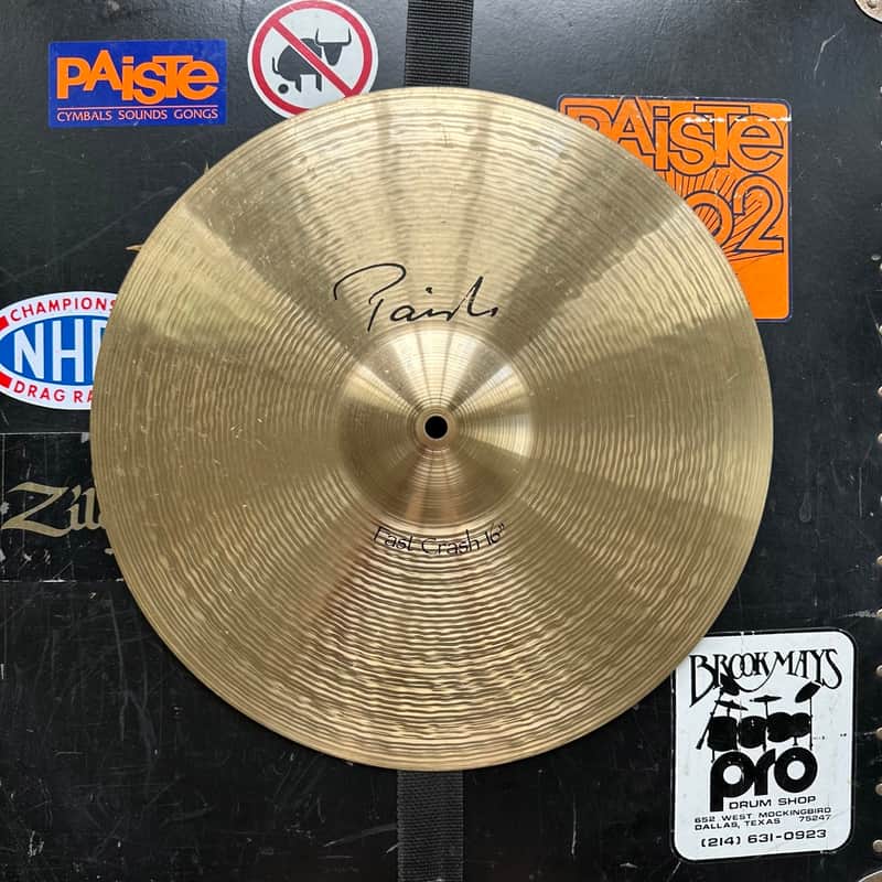 Paiste 16" Signature Fast Crash Cymbal 1989 - Present - Traditional image 1