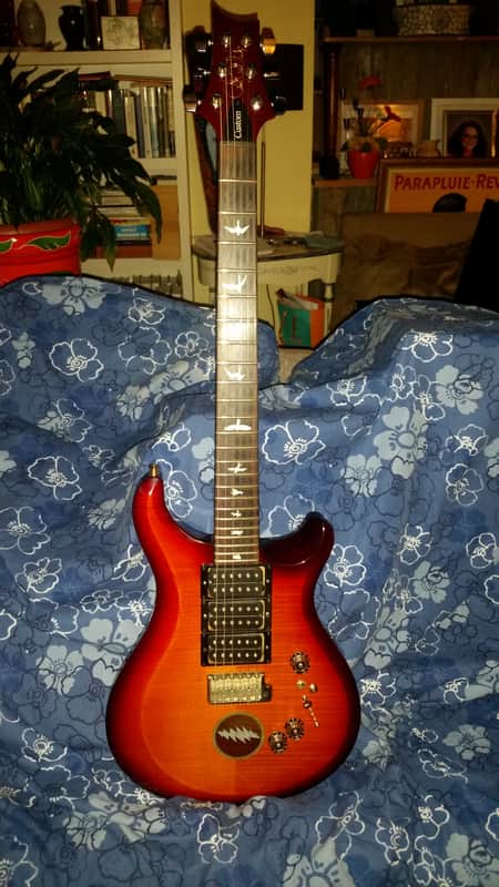 PRS S2 Custom 24 2014 Dark Cherry Sunburst w/Jerry Garcia Electronics image 1