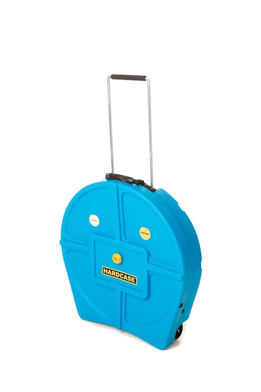 Hardcase HNP9CYM22LB With Wheels Coloured Cymbal Case Light Blue image 1