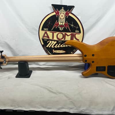 Yamaha TRBX605FM 5-String Electric Bass- Matte Amber image 8