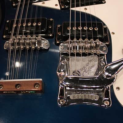 Mosrite ‘Joe Maphis’ Style Double Neck 1966 Blue image 10