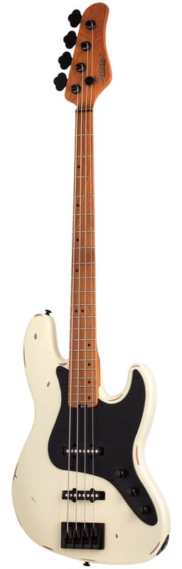 Schecter Nikki Sixx Signature J-4 Sixx Worn Ivory | Reverb