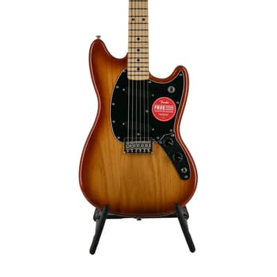 Fender Player Mustang Electric Guitar, Maple Fretboard, Sienna Sunburst, MX1918XXXX image 4