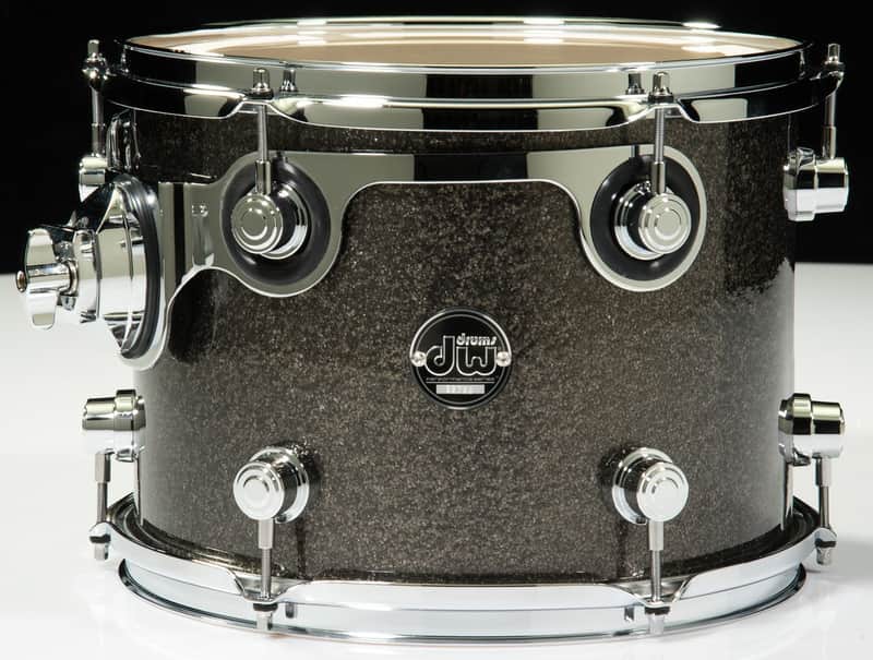 DW Performance Series Drums Pewter Sparkle 9x12 image 1