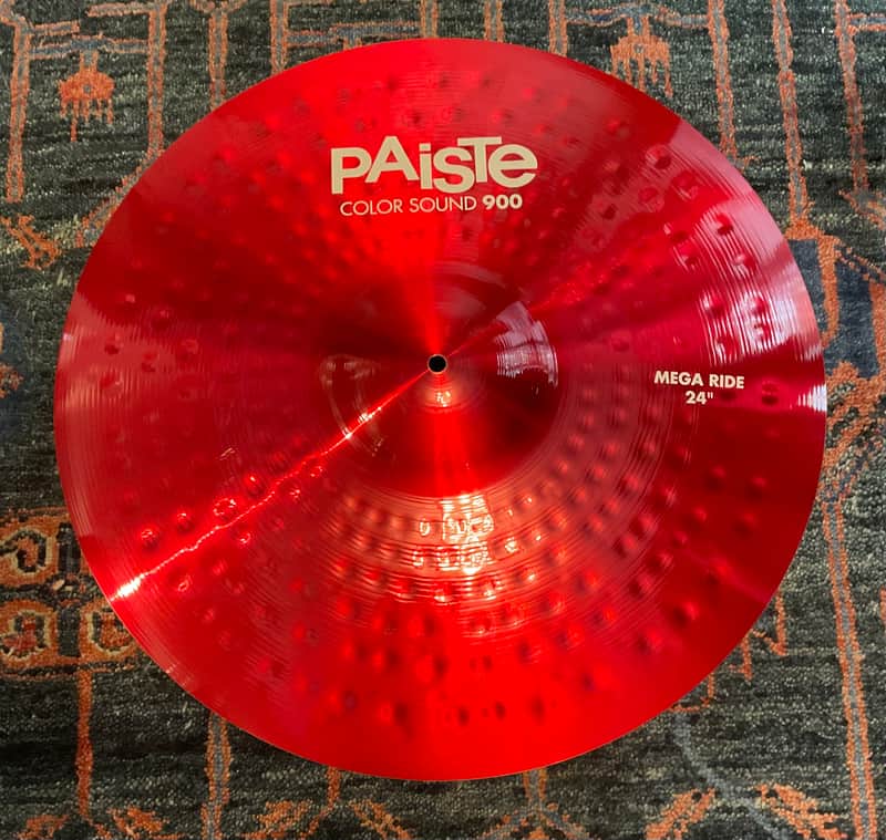 Paiste 24" Color Sound 900 Mega Ride Cymbal - Red image 1