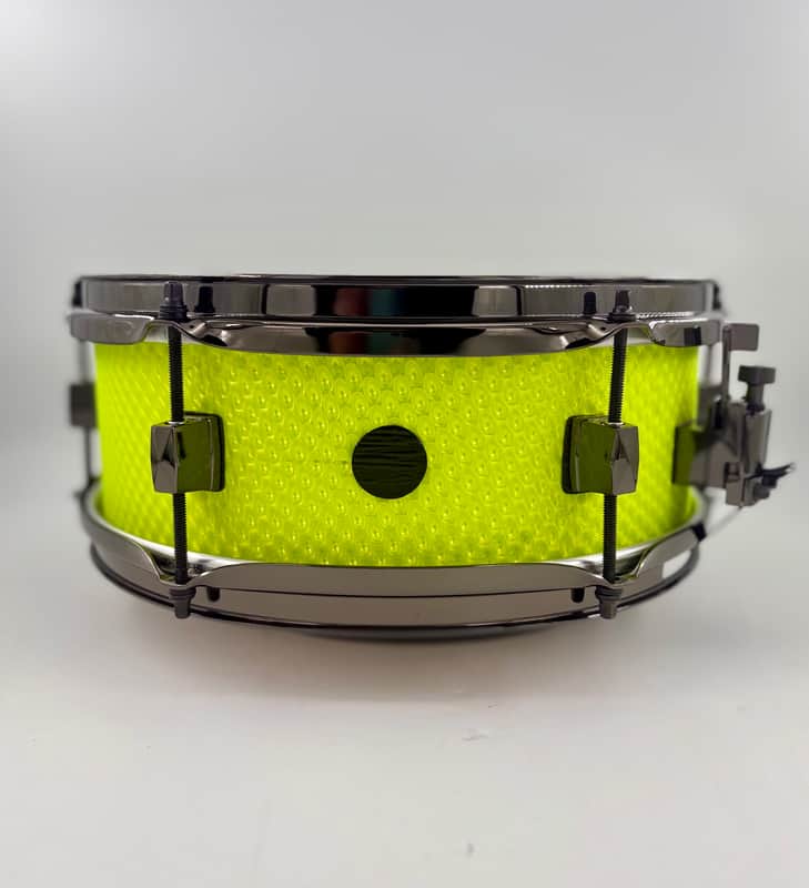 Montineri Custom Drums 12"x4" "Green Dot" Auxiliary Snare