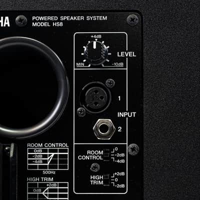 Yamaha HS8 8" Powered Studio Monitor Pair – Black – 120W image 5