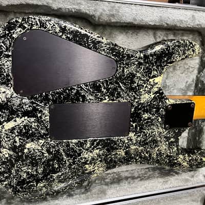 Hamer USA CHAPARRAL ELITE BOOMERANG EBONY RARE MARBLE FINISH GERMAN SCHALLER FLOYD 1990 - Marble rare image 9