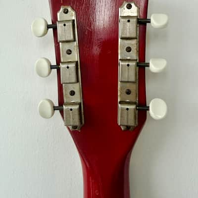 Silvertone 1382L Thin Twin Jimmy Reed 1950's - Cherry Sunburst image 5
