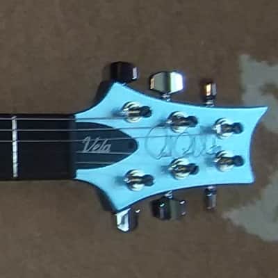 PRS  S2 Vela Semi-Hollow Frost Blue Metallic 2021 image 9