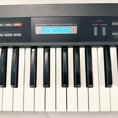 ROLAND Alpha JUNO-1 Vintage Analog 49-Key Synthesizer Made in JAPAN- 1984. Good Condition. Works Perfect !... image 5