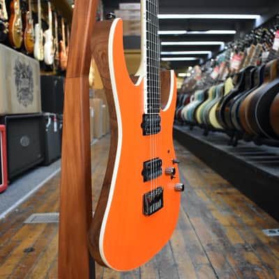 Ibanez Japan Prestige RGR5221R Electric Guitar Transparent Fluorescent Orange w/Hard Case image 2
