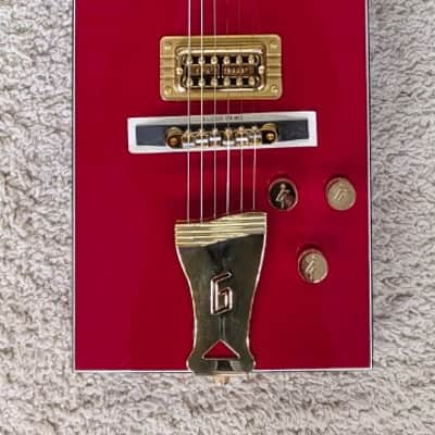 Gretsch G6138 Bo Diddley, "G" Cutout Tailpiece, Ebony Fingerboard, Firebird Red image 1