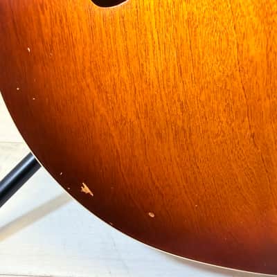 Godin 5th Avenue CW Kingpin II HB Cognac Burst Hollowbody Electric Guitar w/Gig Bag - Made in Canada image 3