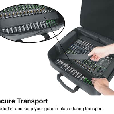 Mackie ONYX16 16-Channel Analog Mixer w/ Multi-Track USB/3-Band EQ+Bluetooth+Bag image 19