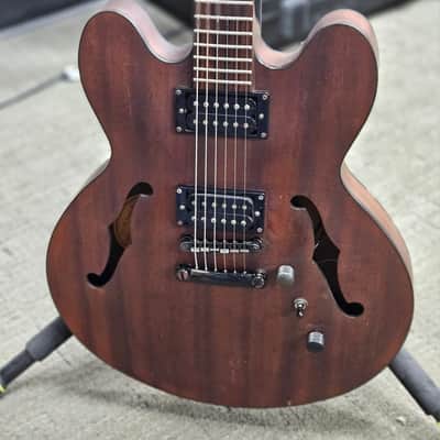 Epiphone Dot Studio Semi-Hollow Electric Guitar 2005 Worn Brown – Good Condition image 3