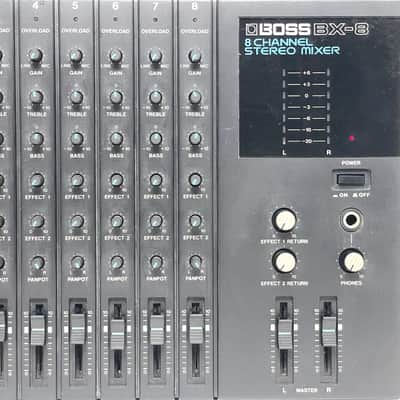 Boss BX-8 with AC adapter 8-Channel Stereo Mixer Really Nice Saturation Made in Japan Worldwide Shipment image 4