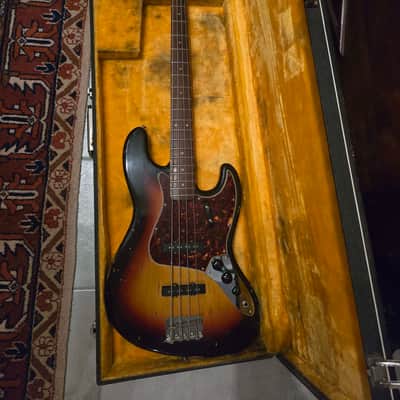 Fender Jazz Bass – 1964 – All Original (Except Nut) – Excellent Condition – Pre-CBS Vintage – With Case image 10