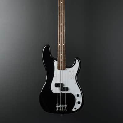 Fender Standard Precision Bass - Black w/Indian Laurel image 3