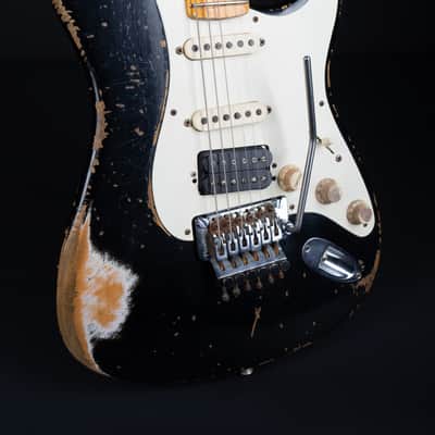 Fender Jason Smith Masterbuilt 1956 Stratocaster Ultimate Retro Floyd 2012 - Black image 14