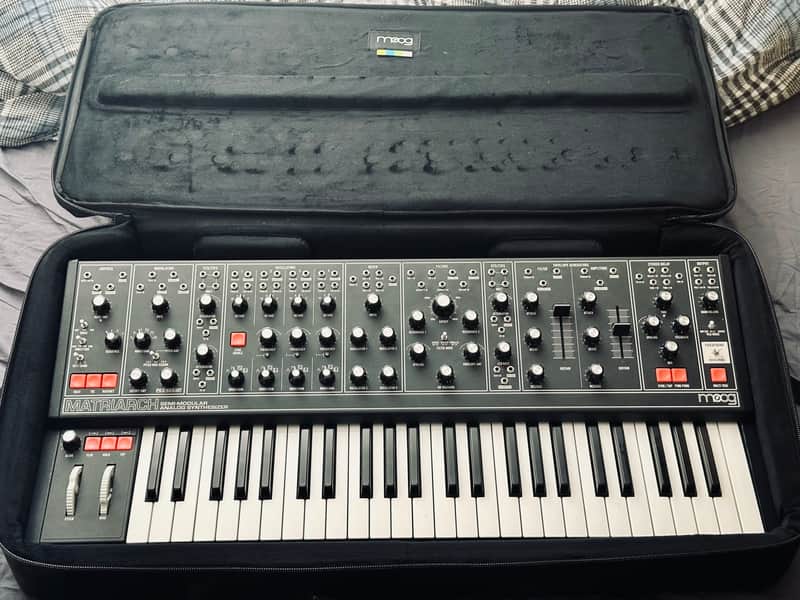 Moog Matriarch Dark 49-Key Semi-Modular Analog Synthesizer 2020 - Present - Black / Black Panel image 1