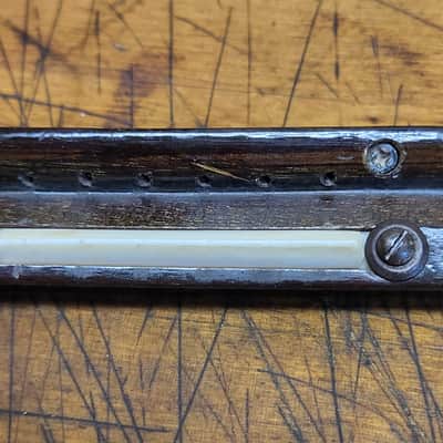 Vintage RARE 1970's Japan Ventura Ibanez Aria Cortez Dreadnought Acoustic Guitar Top Loading Adjustable Wood Bridge Tailpiece Luthier Parts image 1