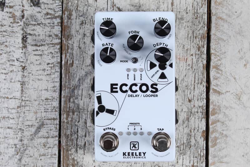 Keeley ECCOS Delay / Looper Pedal Electric Guitar Delay and Loop Effects Pedal image 1