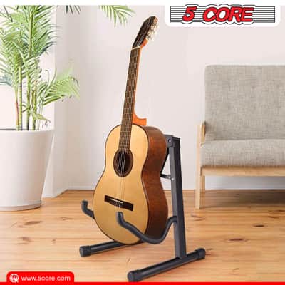 5 Core 6 PCS " A " type Electric Acoustic and Bass Adjustable height Guitar Stands image 5