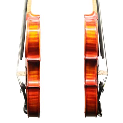 Handmade 1/2 Violin Outfit–One Piece Back,European Tonewood,Rich Tone,Case&Bow image 3