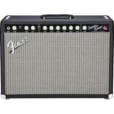 Fender Super-Sonic 22 22W 1x12 Tube Guitar Combo Amp Regular Black image 3